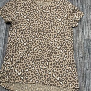 Zoe + Liv Animal Print Top